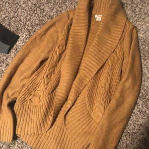 Mossimo Mustard Cardigan